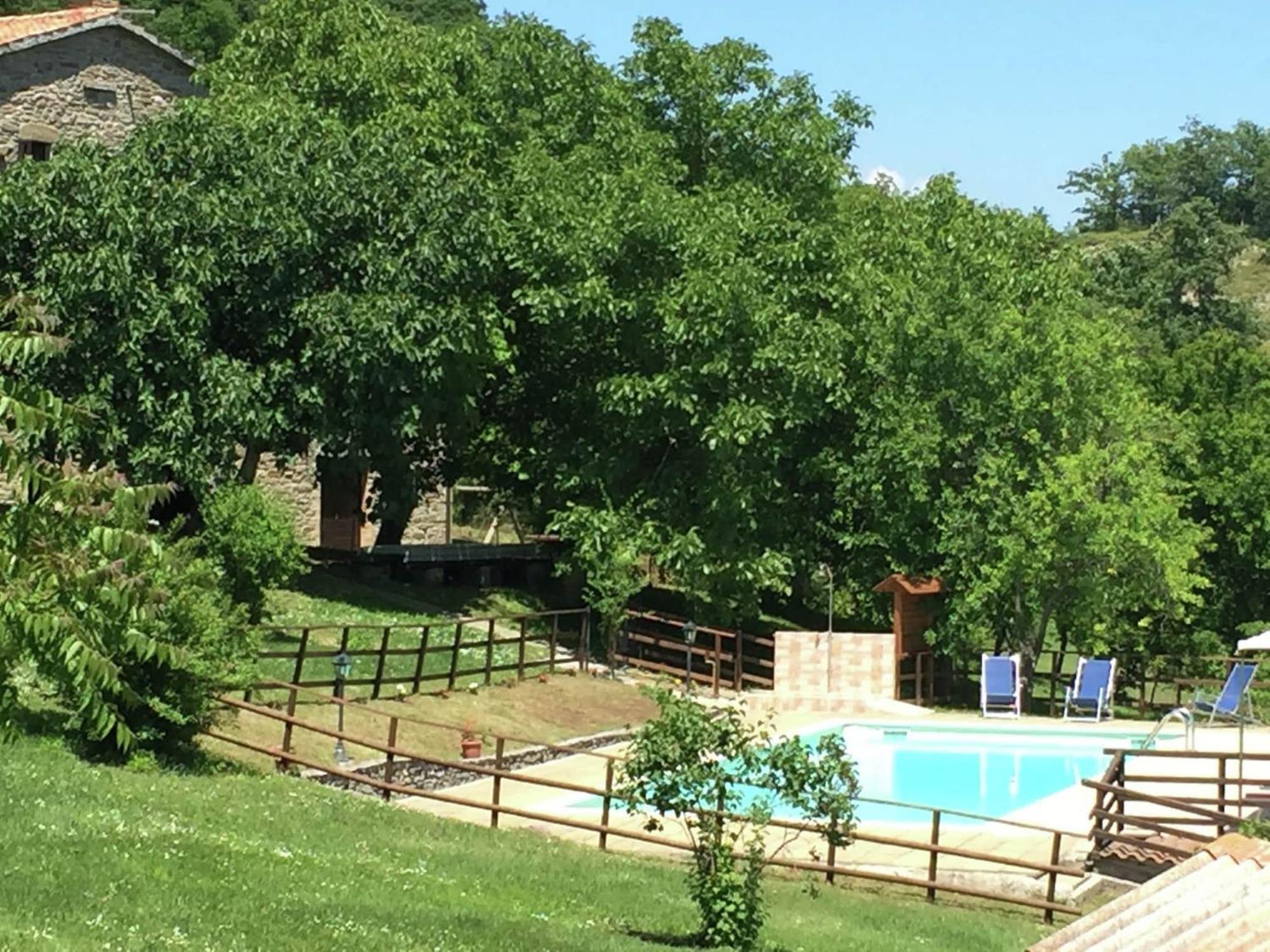 Farmhouse In Apecchio With Swimming Pool Terrace Garden Exterior photo