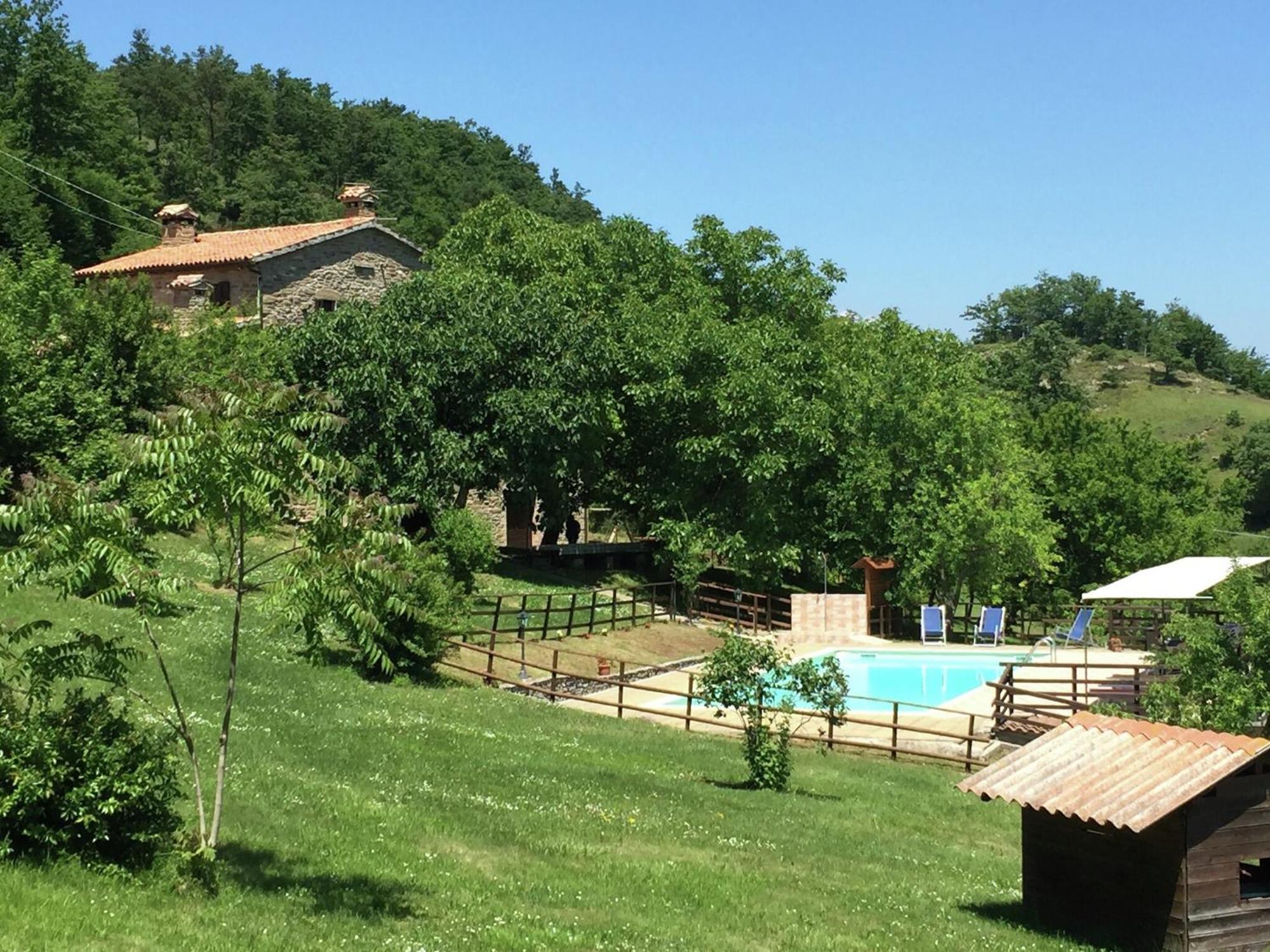 Farmhouse In Apecchio With Swimming Pool Terrace Garden Exterior photo